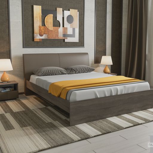 Кровать «Доминика», сонома-трюфель